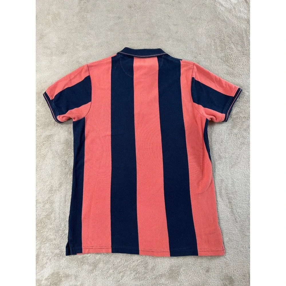 Polo Ralph Lauren Iconic Rugby Shirt Mens size Large striped‎ preppy design EUC
